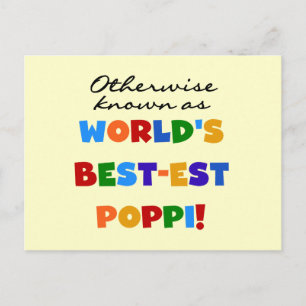 Otherwise Known Best-est Poppi T-shirts and Gifts Postcard