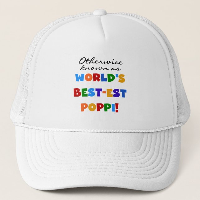 Otherwise Known Best-est Poppi T-shirts and Gifts Trucker Hat (Front)