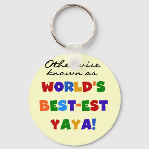 Otherwise Known Best-est Yaya T-shirts and Gifts Key Ring