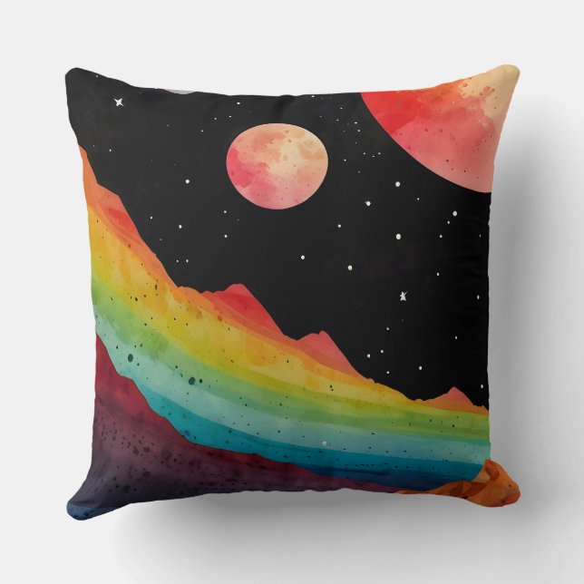 Otherworldly Spectrum Cushion (Back)
