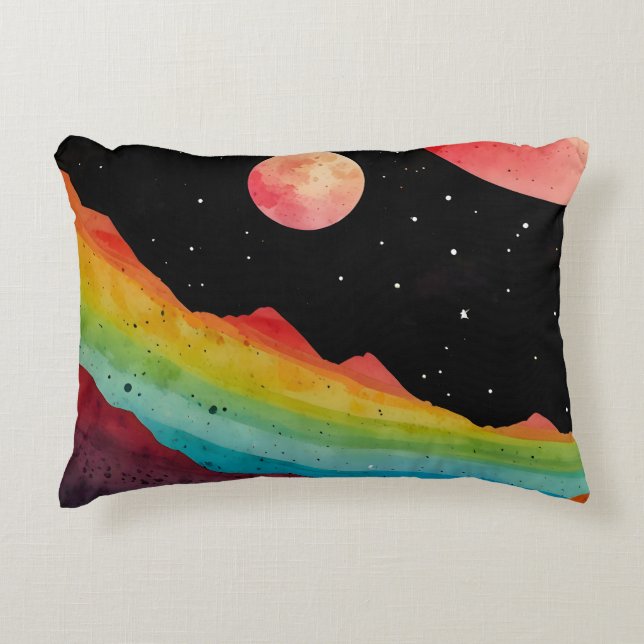 Otherworldly Spectrum Decorative Cushion (Front)