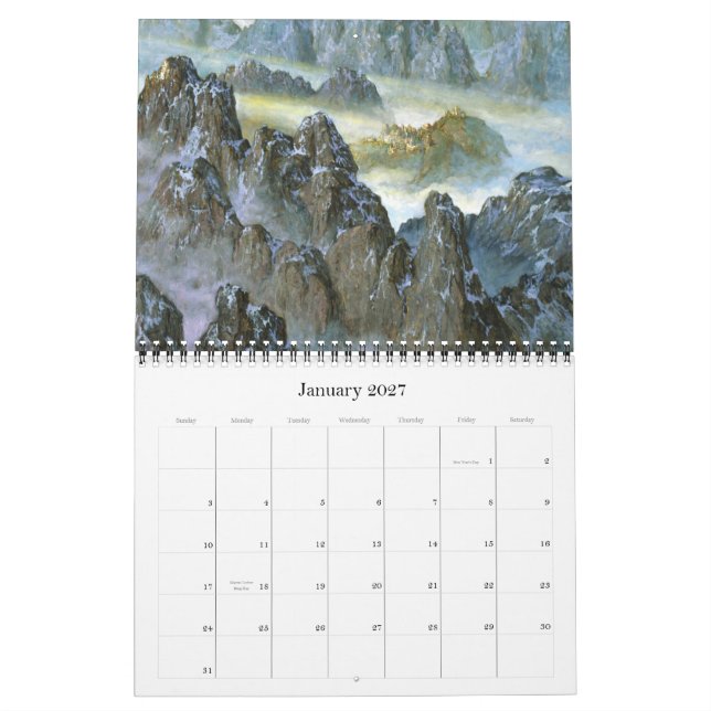 OtherWorlds Calendar (Jan 2027)
