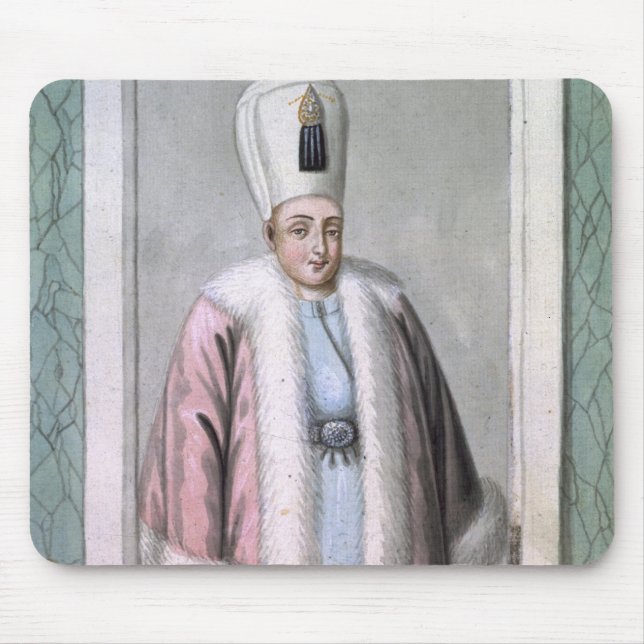 Othman (Osman) II (1603-22) Sultan 1618-22, from ' Mouse Mat (Front)