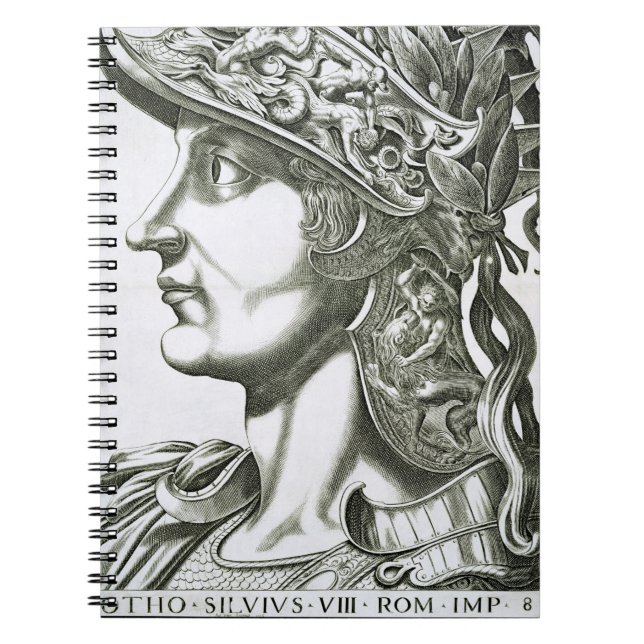 Otho (32-69 AD), 1596 (engraving) Notebook (Front)