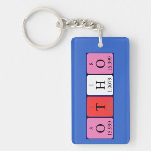 Otho periodic table name keyring