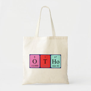 Otho periodic table name tote bag