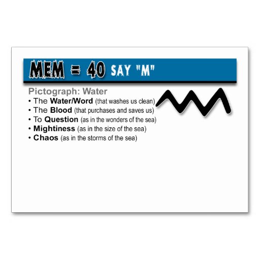 Image of Otiot Flash Cards: 13 of 22 Table Number