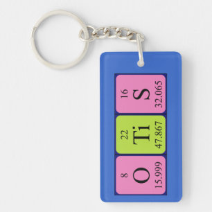 Otis periodic table name keyring