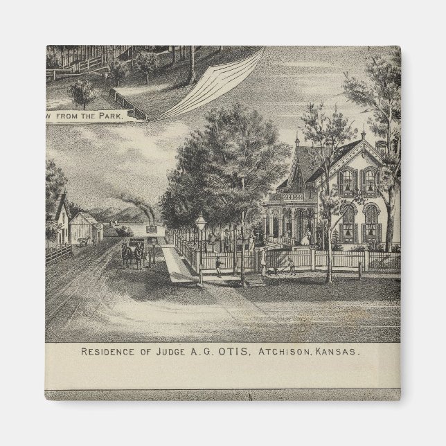 Otis Price Villa, Kansas Magnet (Front)