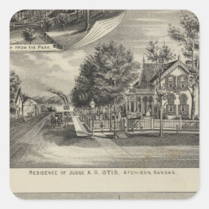 Otis Price Villa, Kansas Square Sticker