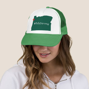Otis Strong Heart Green Trucker Hat