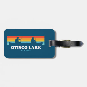 Otisco Lake New York Canoe Luggage Tag