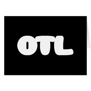 OTL Emoticon ~ Korean Slang Greeting Card