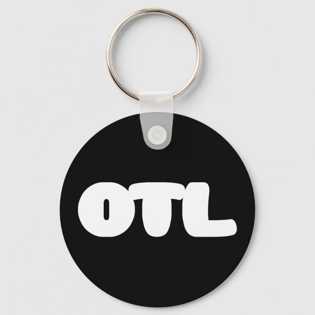 OTL Emoticon ~ Korean Slang Key Ring (Front)