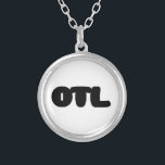 OTL Emoticon ~ Korean Slang Silver Plated Necklace<br><div class="desc">On your knees.

Globe Trotters specialises in idiosyncratic imagery from around the globe. Here you will find unique Greeting Cards,  Postcards,  Posters,  Mousepads and more.</div>