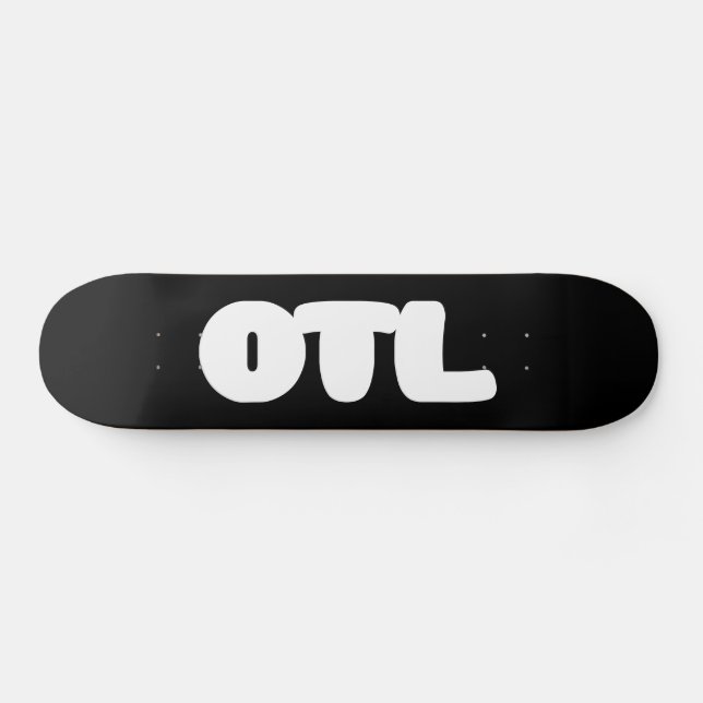 OTL Emoticon ~ Korean Slang Skateboard (Horz)