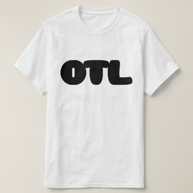 OTL Emoticon ~ Korean Slang T-Shirt (Design Front)