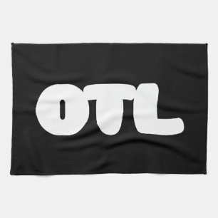 OTL Emoticon ~ Korean Slang Tea Towel