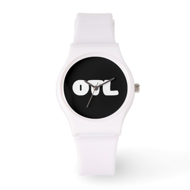 OTL Emoticon ~ Korean Slang Watch (Front)