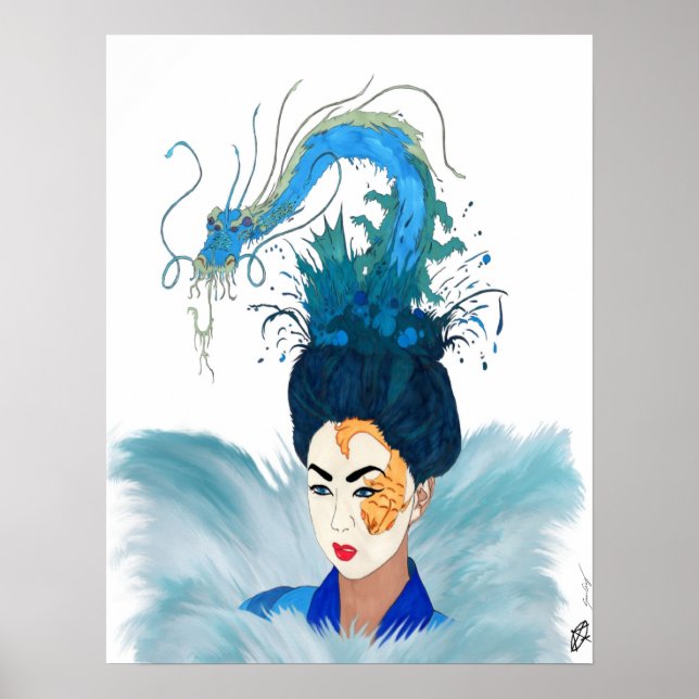 Otohime Goddess Geisha of the Sea Poster (Front)
