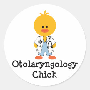Otolaryngology Chick Stickers