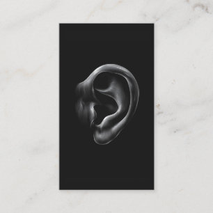 Otolaryngology Ears Doctor Modern Bold Business Card