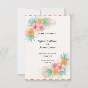 Otomi Floral Folk Art Festive Save The Date