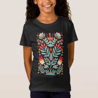 Otomi Flower Pattern Mexican Floral Art