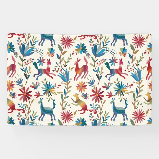 Otomi Inspired Design Banner (Horizontal)