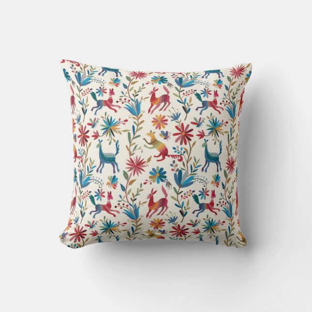 Otomi Inspired Design Cushion (Front)