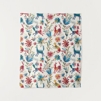 Otomi Inspired Design Tapestry