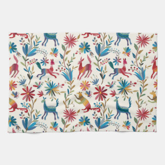 Otomi Inspired Design Tea Towel