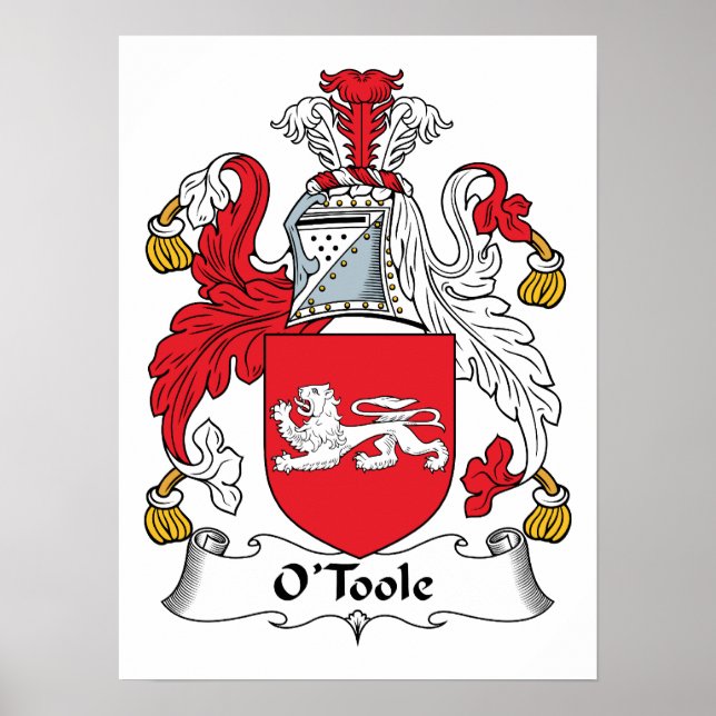 O'Toole Family Crest Poster (Front)
