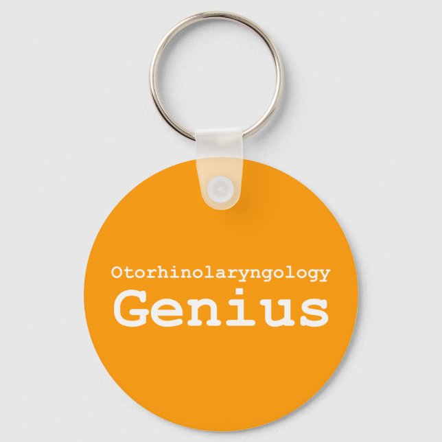 Otorhinolaryngology Genius Gifts Key Ring (Front)