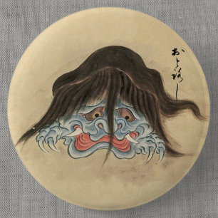 Otoroshi (Sawaki Scroll) 6 Cm Round Badge