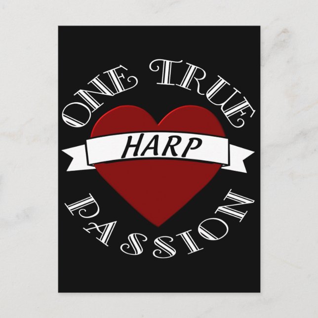 OTP: Harp Postcard (Front)