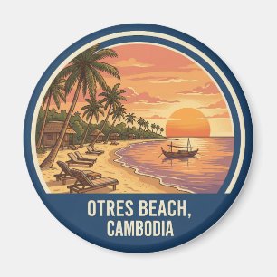 Otres Beach, Sihanoukville Cambodia Magnet