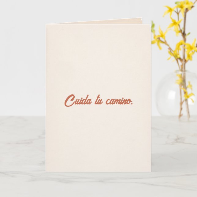 Otro Año Más | Lo Que Decía Papi Hija Card (Yellow Flower)