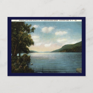 Otsego Lake, Cooperstown NY 1922 Vintage Postcard