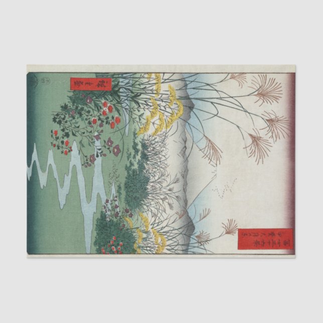 Otsuki fields in Kai Province Tissue Paper (Front)