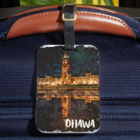 Ottawa Canada By Night Travel Watercolor