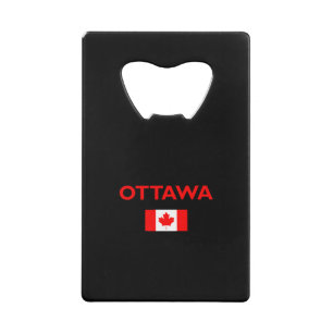 Ottawa Canada Canadian Flag Dark Colour