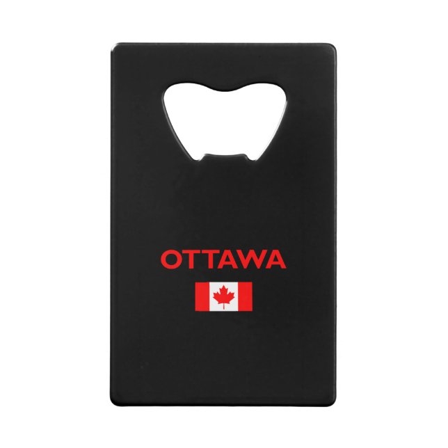 Ottawa Canada Canadian Flag Dark Colour (Front)