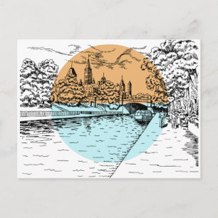Ottawa Canada Illustration postcard