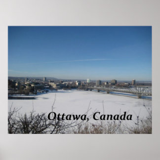 Ottawa Canada Skyline Photograph Poster