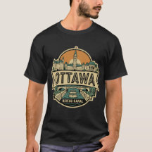 Ottawa Canada Skyline Vintage Travel