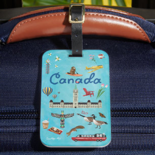 Ottawa Canada Summer Greetings  Luggage Tag