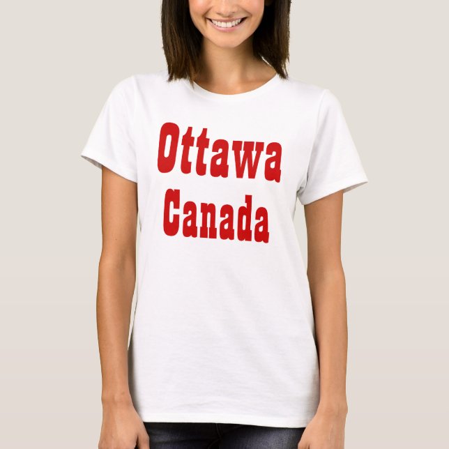 Ottawa Canada T-Shirt (Front)