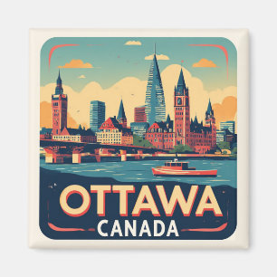 Ottawa Canada Travel Keepsake Magnet