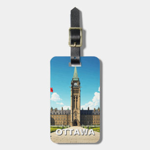 Ottawa Canada Travel Luggage Tag